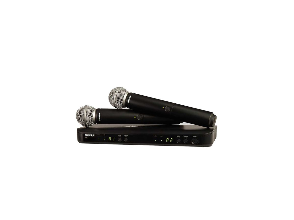 Shure SM58-M17 ×2 wireless — Две радиосистемы с микрофонами для вокала и речи